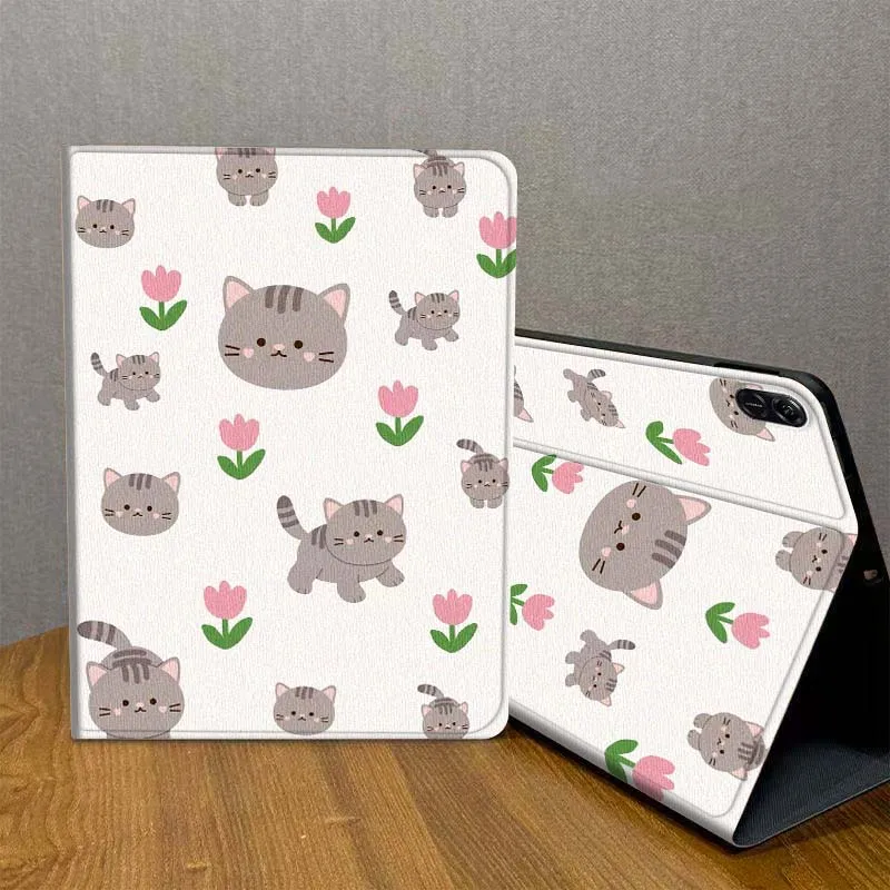 Фото Модный чехол с аниме-котиком для планшетов Huawei MatePad Pro Air 12 X, Honor Pad 8, V8, 9, 13, GT, GT2, 3, 12.6, 13.3 дюйма №5