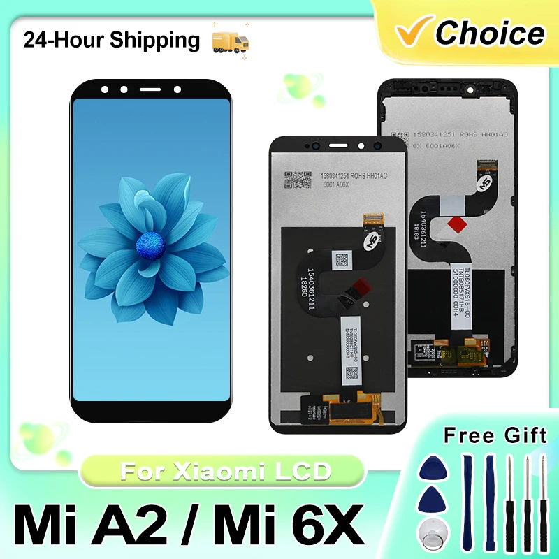 ЖК-дисплей 5 99 дюйма для Xiaomi Mi A2 сенсорный экран 6X дигитайзер дисплея M1804D2SG M1804D2SI