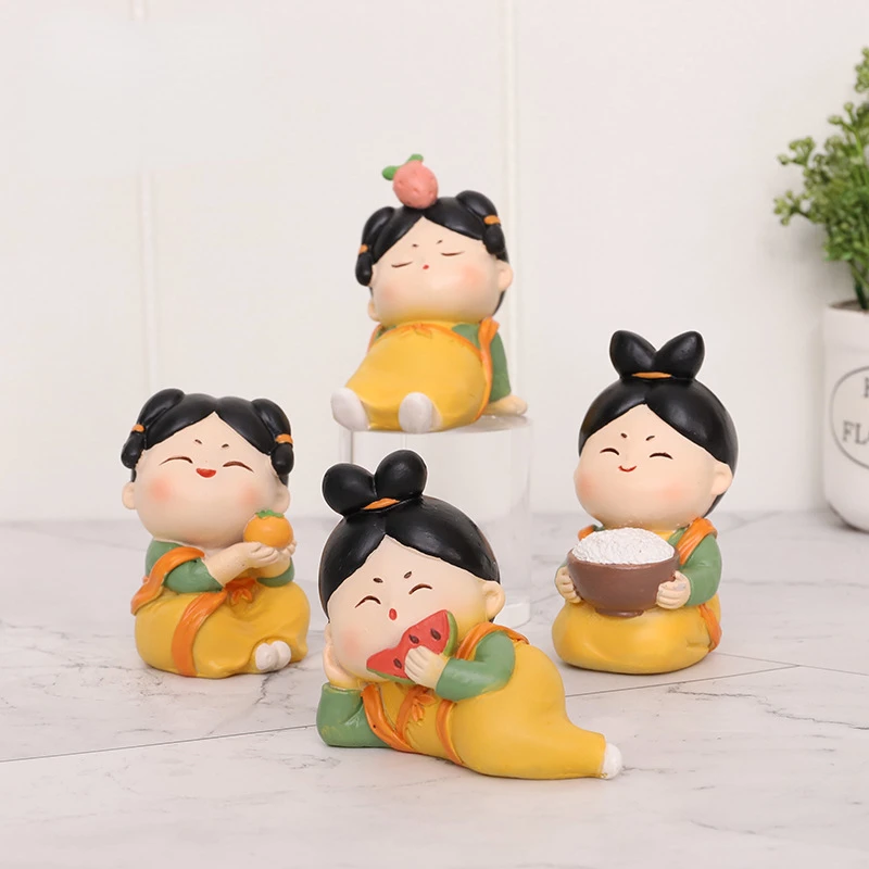 

Tang Shi Girl Decoration Chinese Style National Trendy Style Resin Craft Ornament Creative Car Cake Decoration