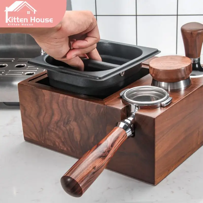 

Coffee Tampers Coffee Powder Holder Anti Slip Offee Powder Holder Powder Pad Handle Bracket Soft Silicone Bar Storage Rack Hot