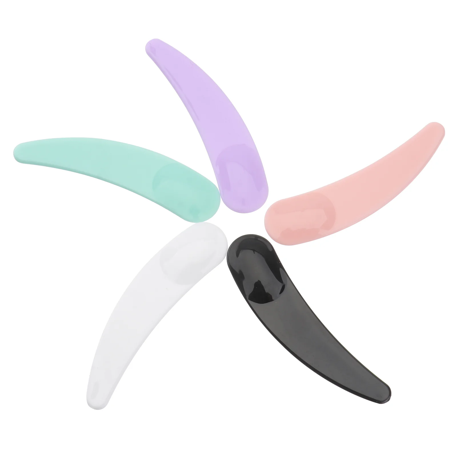 

Makeup Spatula Spoon Mini Cream Plasticscoopgirl Spatulas Disposable Mixing Scooper Lady Face Tip