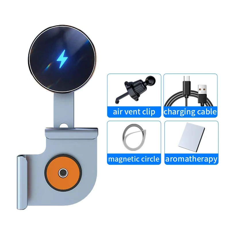 

Универсальный магнитный держатель, автомобильная подставка для сотового телефона для iPhone 15 14 13 MagSafe, держатель для смартфона