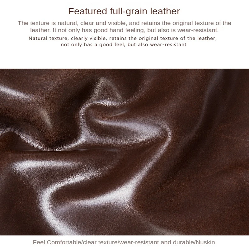 New Top Quality Leather Antique Retro Business Briefcase 13