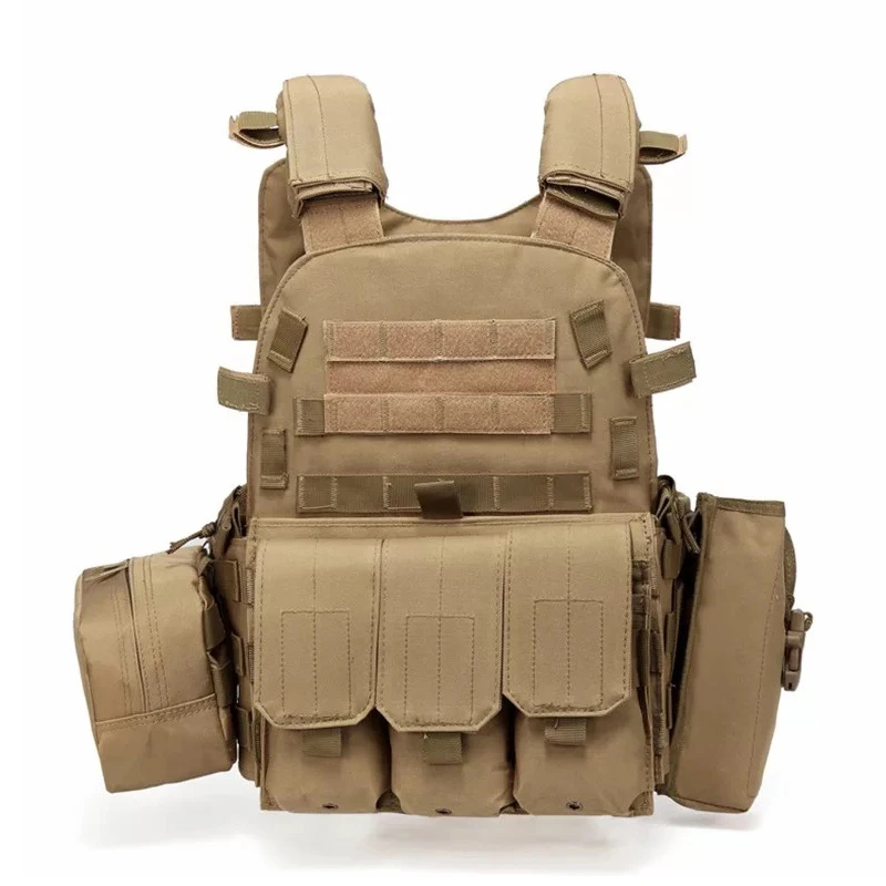 

Tactical Vest Military Combat Armor Hunting Hiking Adjustable Men and Women Wear-resistant Armor Outdoor CS Training Vest