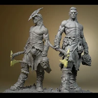 75mm die cast resin figure model assembly kit free shipping unpainted