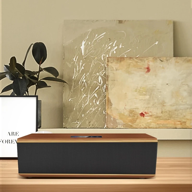 X1 Wooden Bass Bluetooth Speaker Wireless High-power Home Theater Mini Desktop Computer Audio enlarge