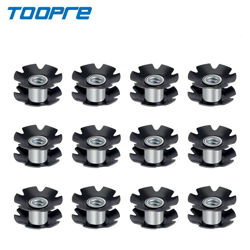 

TOOPRE 10/20pcs Bicycle Headset Hanging MTB Mount Core Fastening Bolts Star Nuts Expansion 28.6 Faucet Fork Flower Heart Tool