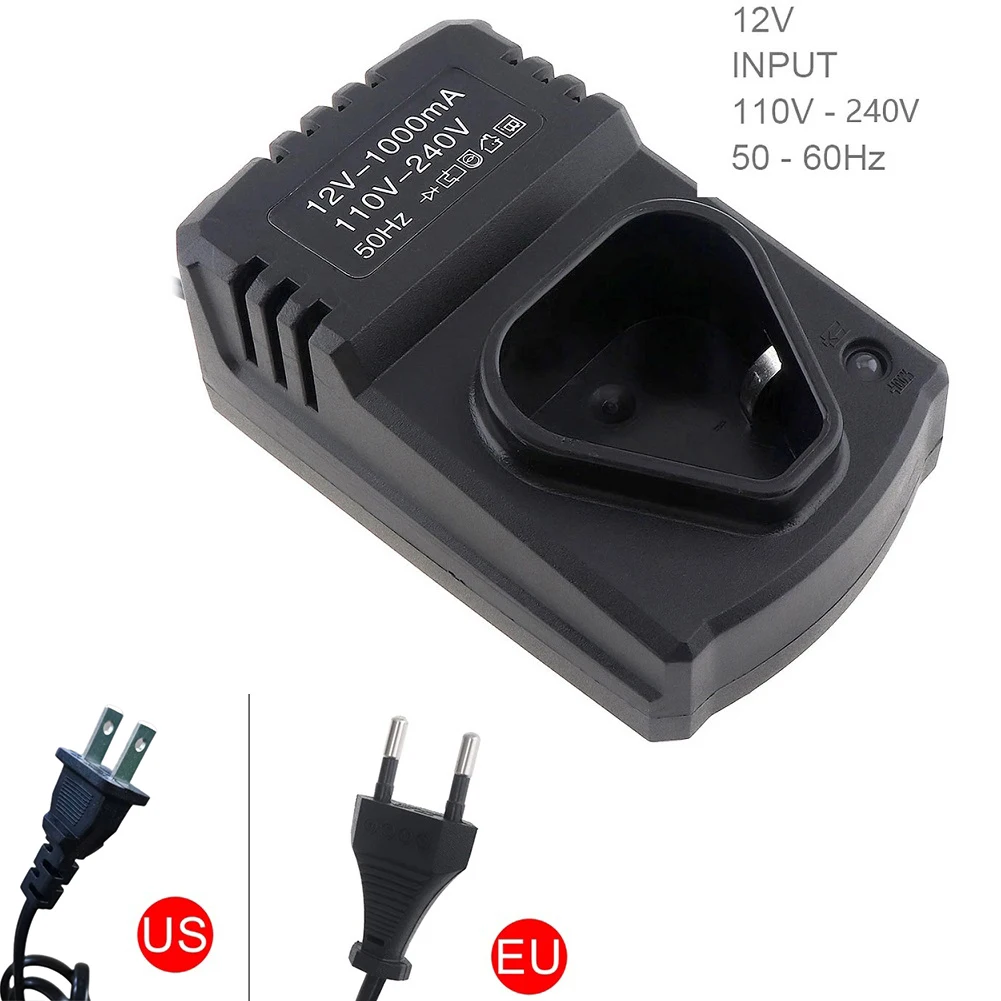 

Portable Multifunction Li-ion Rechargeable Charger Electric Drill Charger US / EU Support 110-240V For 12V Lithium Screwdriver