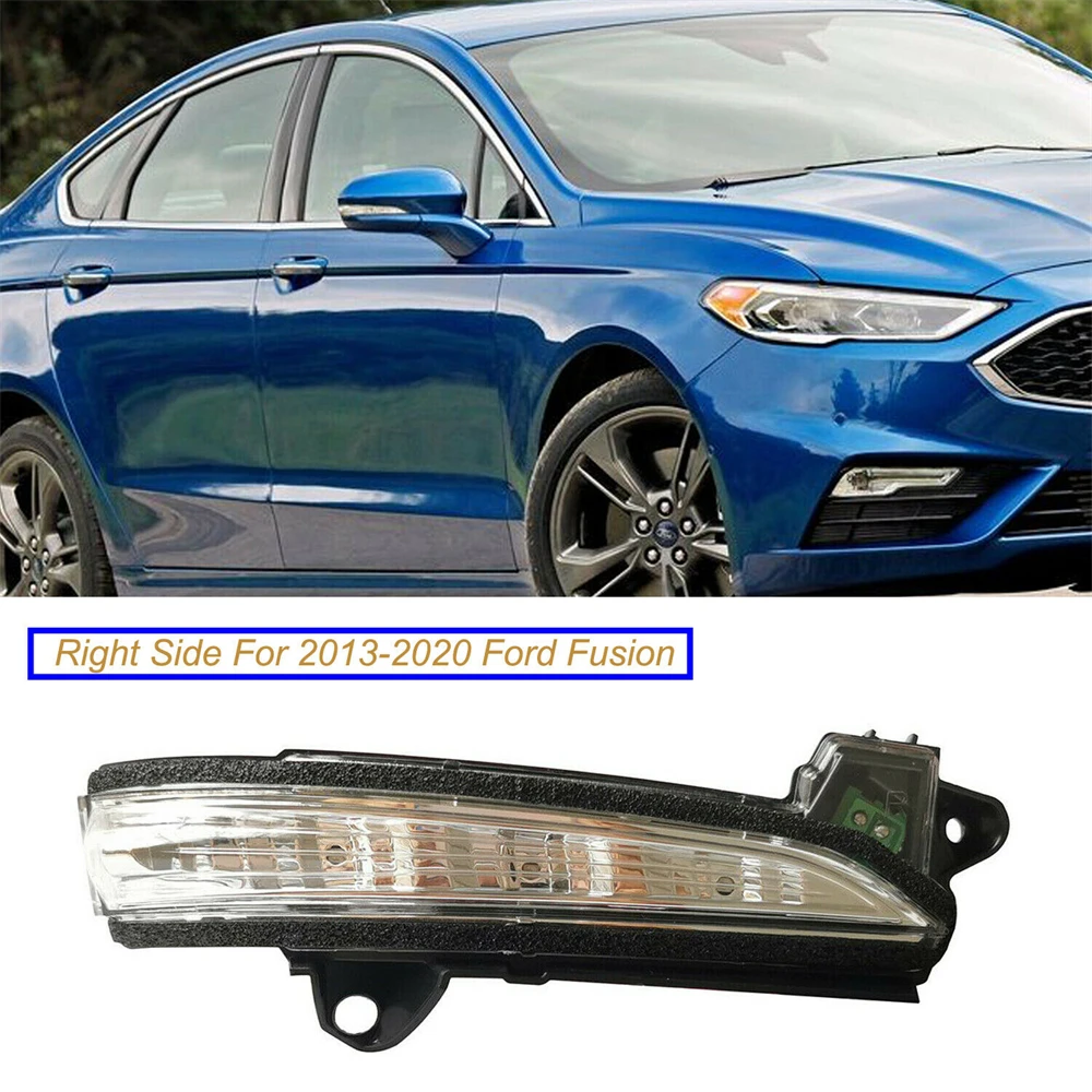 

Right Passenger Side Mirror Indicator Turn Signal Lamp For Ford Fusion 2013 - 20