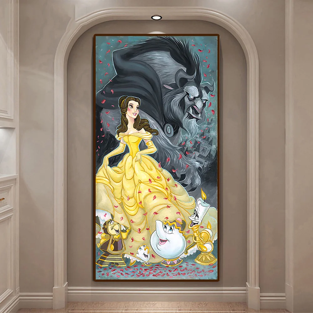 

5D Diamond Painting Cartoon Disney Character Witch Villain Mickey Mouse Full Drill Mosaic Picture Home Decor