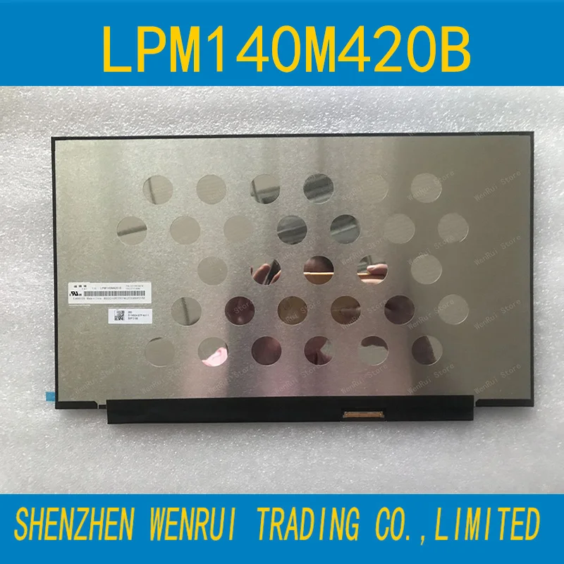 ЖК-экран Dolby, 40-контактный LPM140M420 01YU646 00NY680, для Thinkpad T490 X1 Carbon 2017/18/19 IPS WQHD 2560X1440