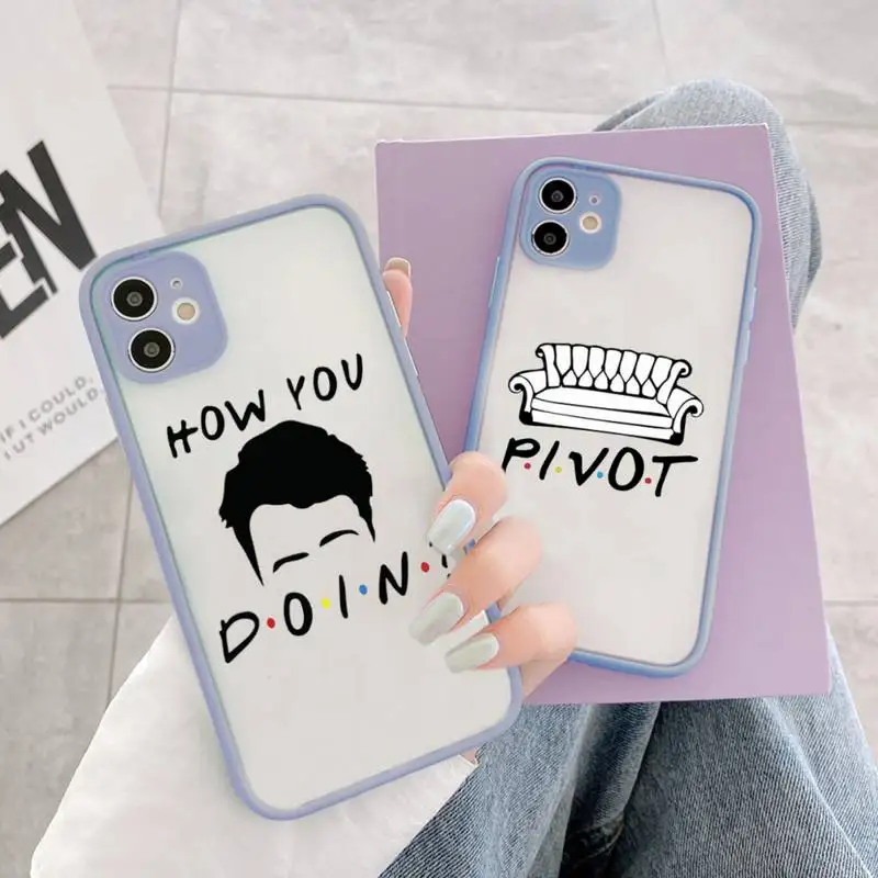

Friends TV Show Phone Case matte transparent For iphone 14 11 12 13 plus mini x xs xr pro max cover