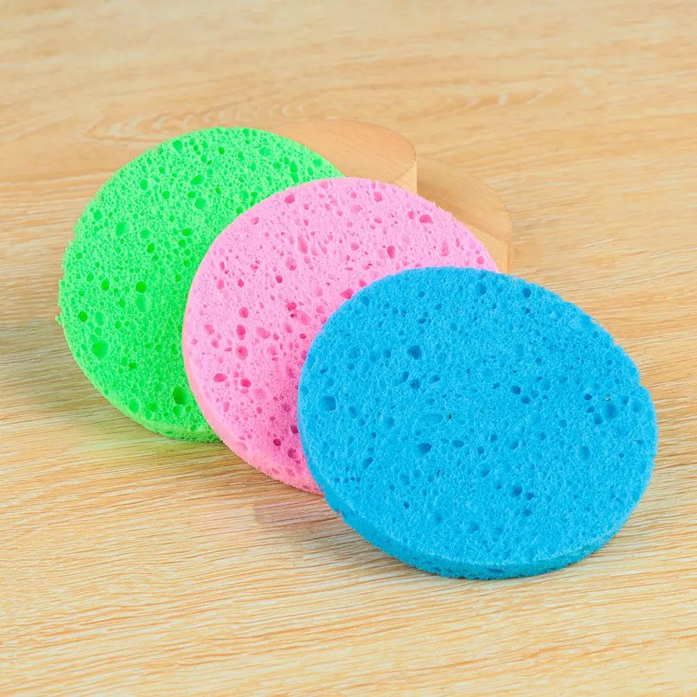

Exfoliator Face Wash Pad Body Facial Cleaner Compress Puff Cleansing Sponge
