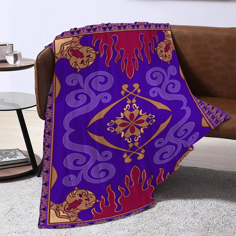 Одеяло для кровати с мультяшным аладином и волшебной лампой детское одеяло