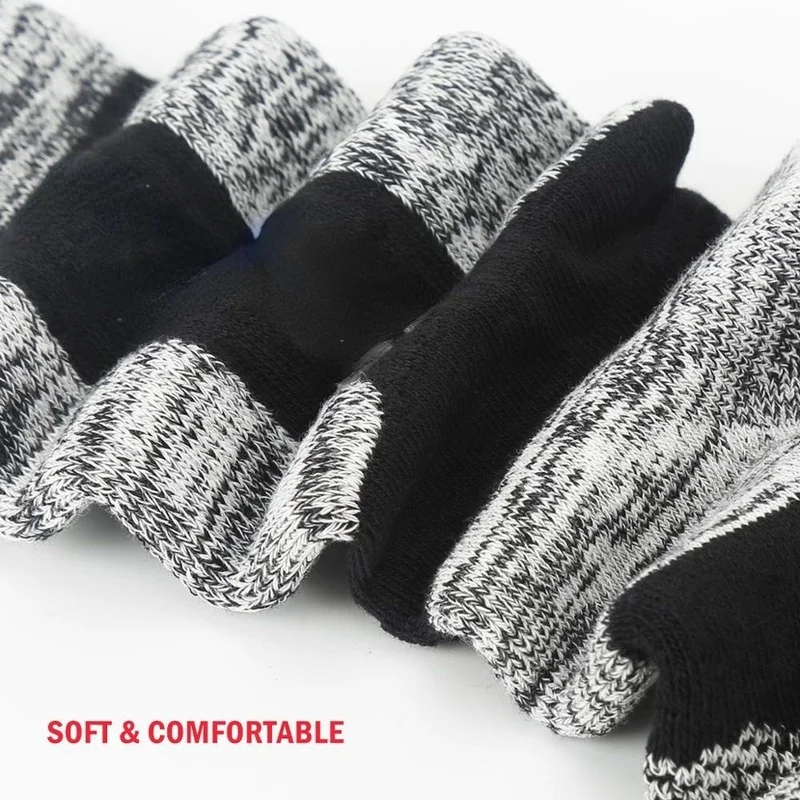 5Pairs New Men Women Cycling Socks Breathable Comfortable Wool Cotton Sock Cushion Crew Sports Hiking Trekking Socks EU39-50