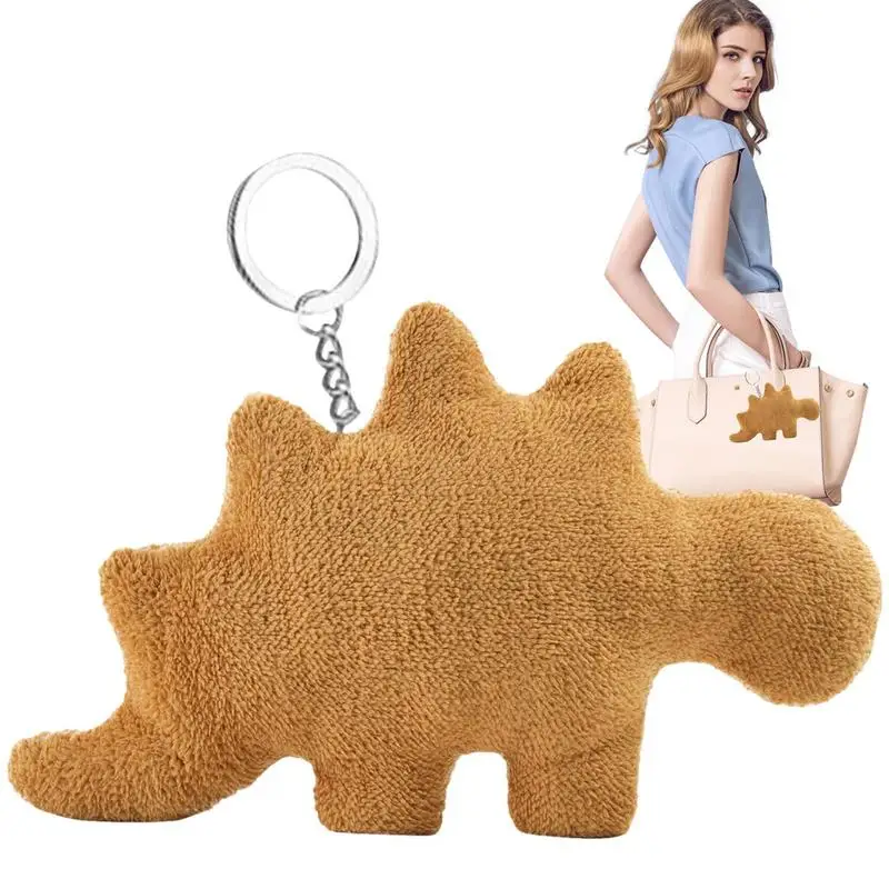 

Декоративный брелок для ключей в виде динозавра