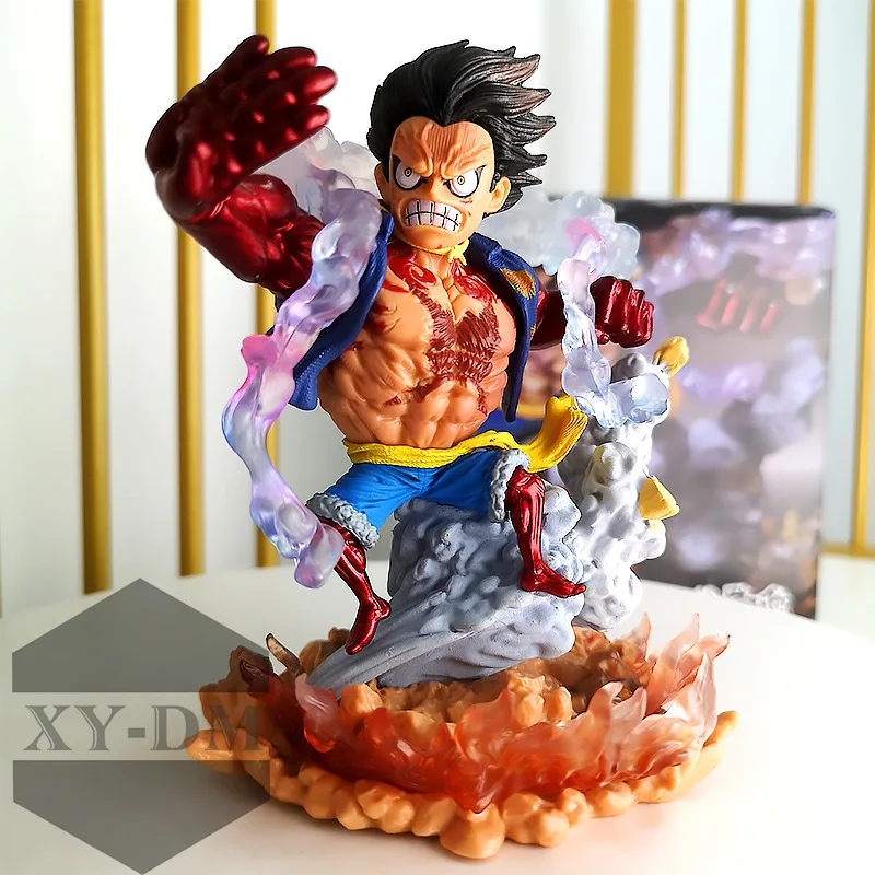 

One Piece Anime Action Figure Gear 4 Monkey D Luffy the Bound Man Figurine PVC Statue Ornament Collect Model Toys Gift for Boys