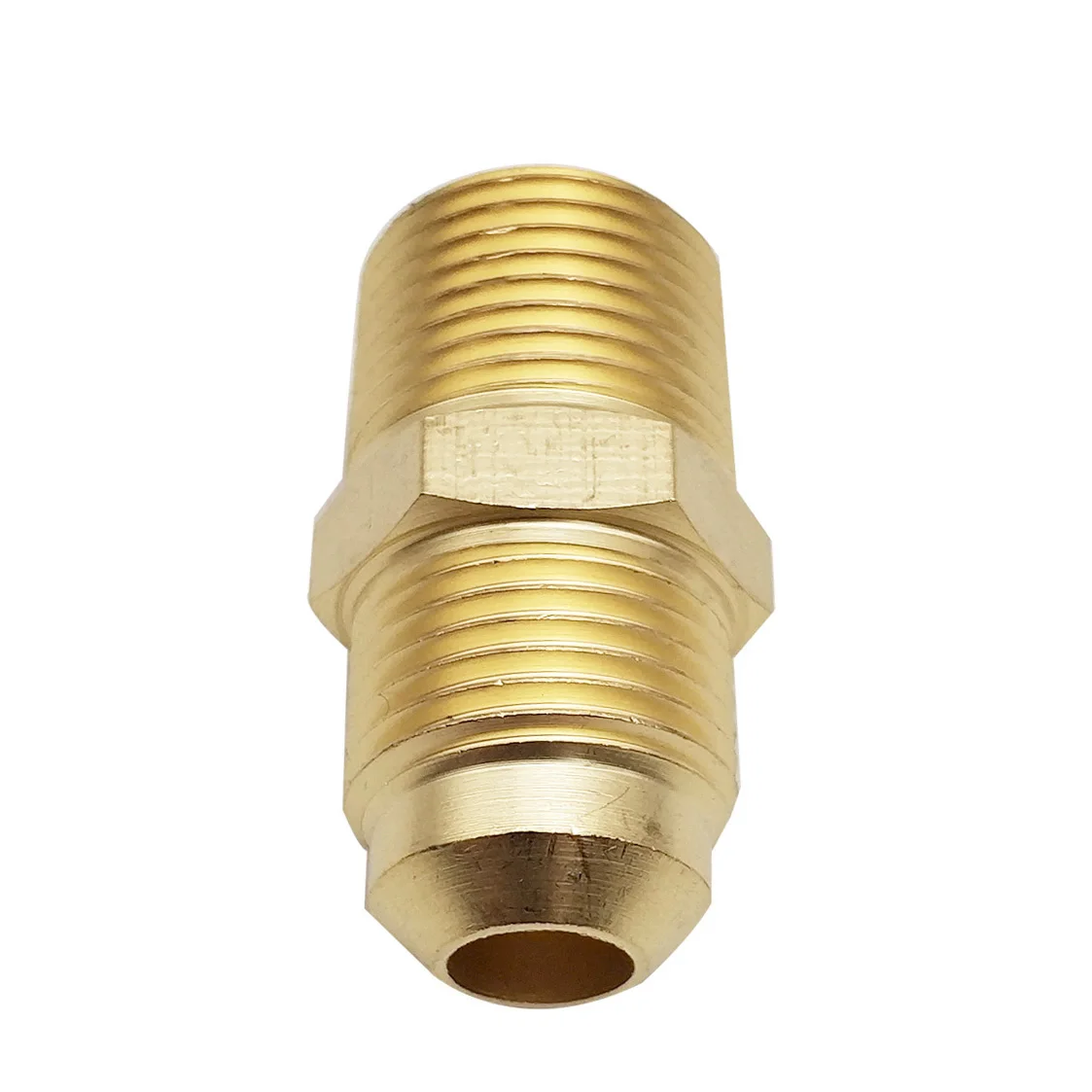 5/8 дюйма-18 UNF Male 3/8 дюйма Flare SAE x NPT Мужской соединитель адаптер латунный фитинг
