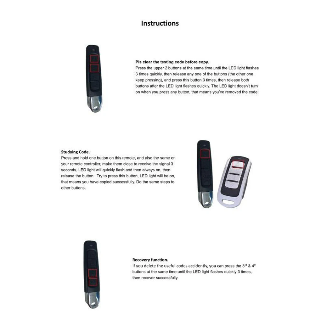 YIOU 433MHZ универсальный беспроводной пульт дистанционного управления 4- канальный