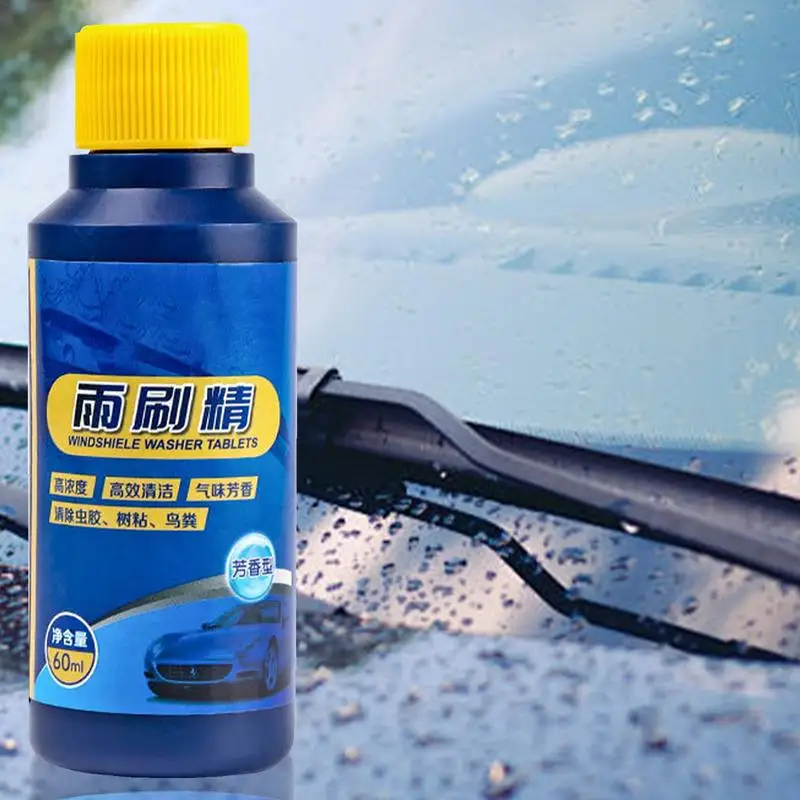 Концентрат жидкости для мойки лобового стекла 60 мл всесезонное удаление грязи