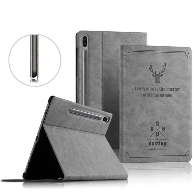 

Leather Cover For Samsung Galaxy Tab S7 FE S7 Lite SM-T730 T736B S7 Plus Ultra Slim Lightweight Smart Folio Stand Case