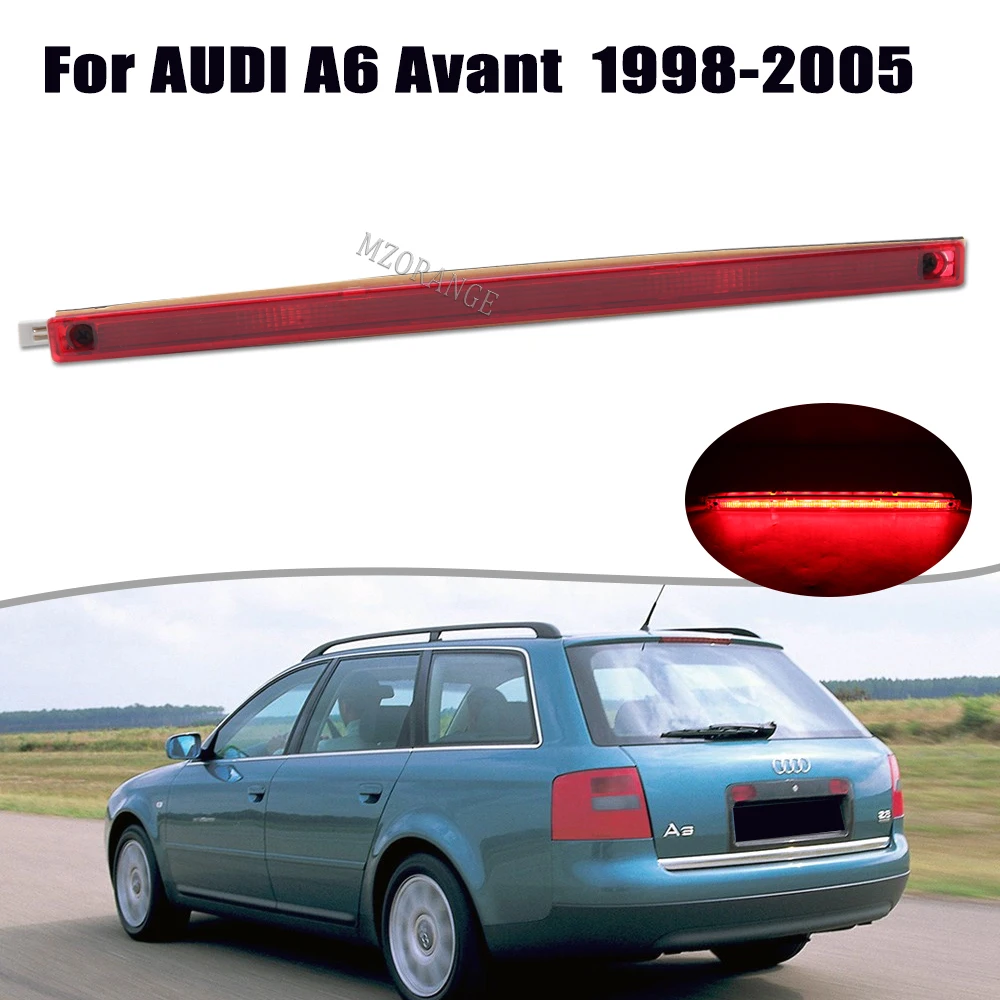 

Светодиодный 3-й стоп светильник для Audi A6 Avant 1998-2005 4B9945097A, высокоуровневый трехосевой отражатель, сигнальная лампа, автомобильные аксессуары