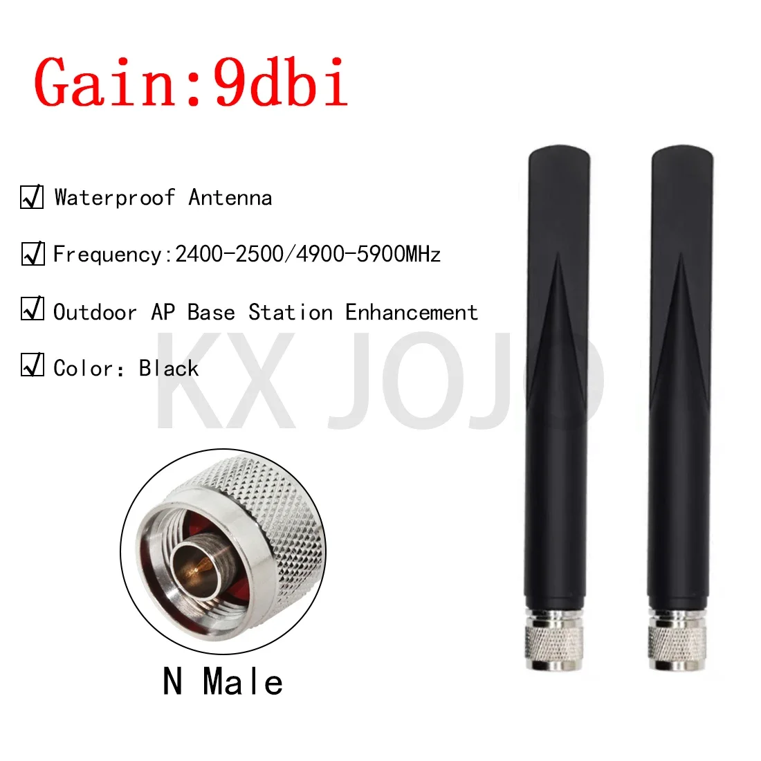 N Мужская антенна двухдиапазонная всенаправленная 433/470/900 МГц 2 4G 3G LTE 5G с высоким