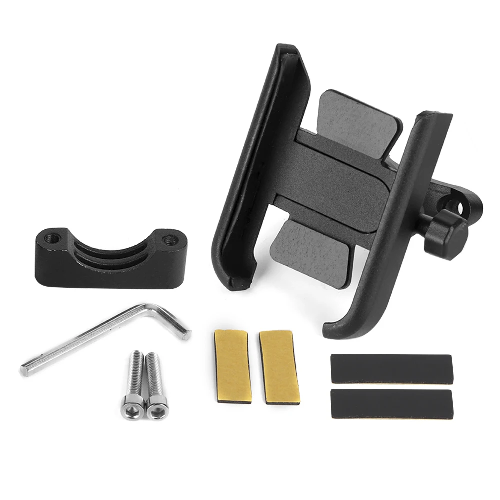

Universal Aluminum Alloy Motorcycle Handlebar Phone Anti-Fall Holder Stand Bracket(Black) Motorcycle Phone Holder Motorcycle