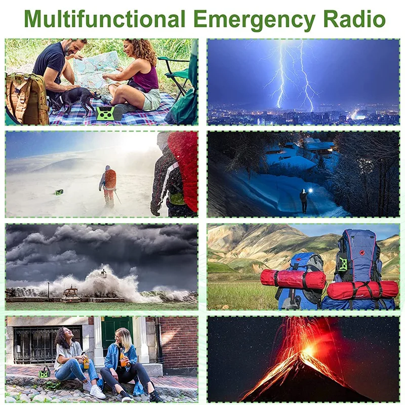 Радиоприемник на солнечной батарее AM FM-радио динамическое радио с внешним