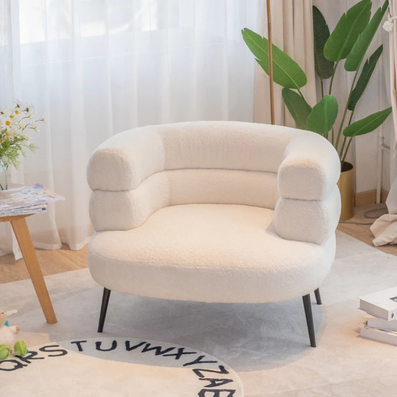 

Nordic Light Luxury Tatami Bedroom Living Room Recliner Lazy Sofa Single Balcony Lying Leisure Caterpillar Chair