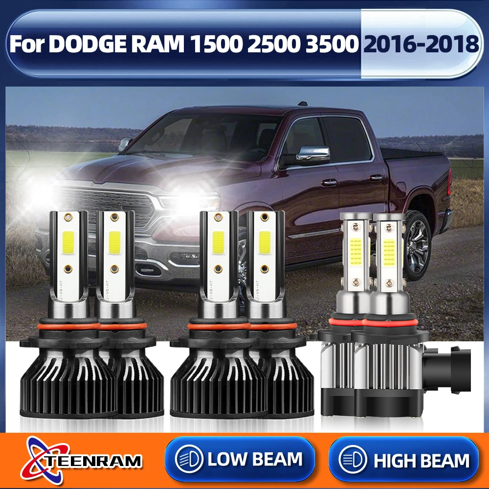 

Led 360W 60000LM LED Canbus Lamp 9005 HB3 Super Bright 6000K Car Headlight Bulbs For DODGE RAM 1500 2500 3500 2016 2017 2018