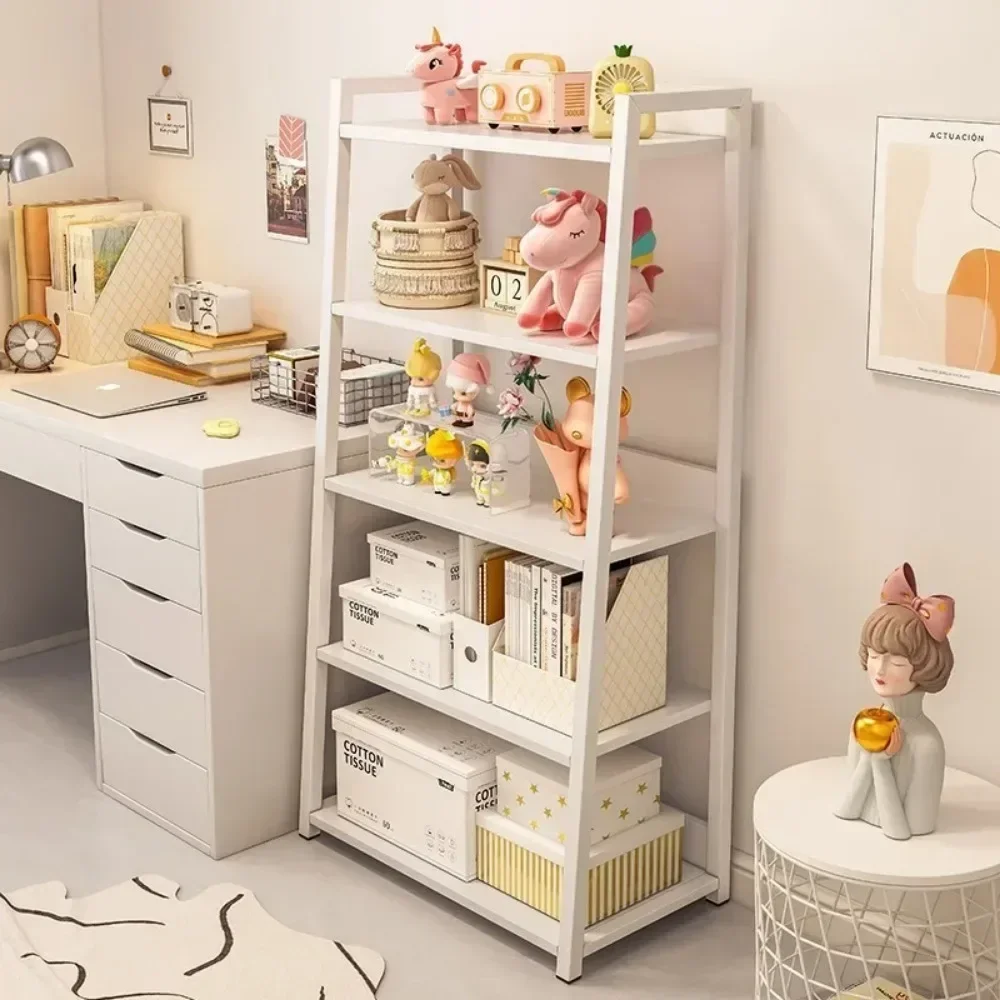 Открывающийся книжный шкаф для гостиной многоуровневый стеллаж хранения