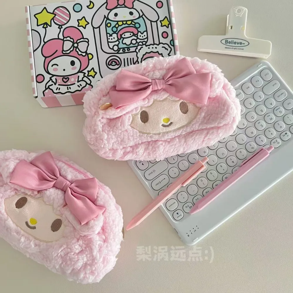 Новая плюшевая сумка для ручек Sanrio Instagram с овечьей ручкой фортепиано девочек