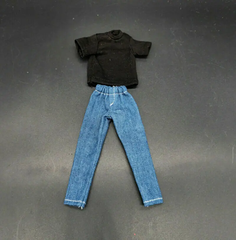 

Type D 1/12th Soldier Clothes Accessories Jeans T-shirt Suit Model for 6" Doll