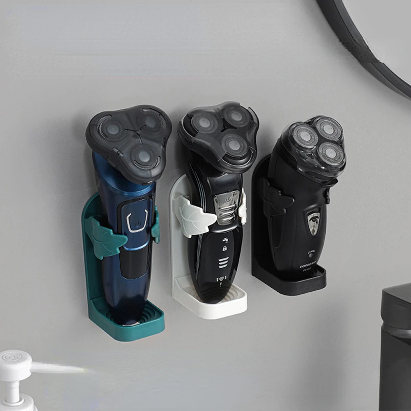 Organizer Shelving Rack Electric Toothbrush Holder Non-punching Wall Mount Bathroom Hanger