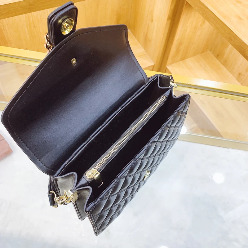 Diamonds Cover Shoulder Bag Women Handbags PU Luxury Designer Crossbody Bags Fashion Diamond Lattice Ladies Hand Bags 2023 New