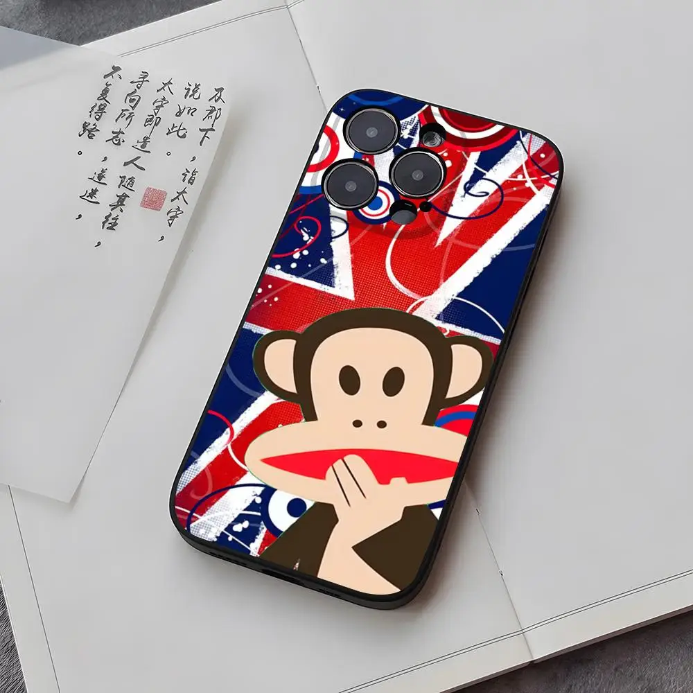 Фото Классический чехол для телефона с логотипом Paul Frank для iPhone 17, 16 Pro Max, 15, 11, 13, 14 Pro, Xs Max, Mini, Xr, X, 7 Plus №4