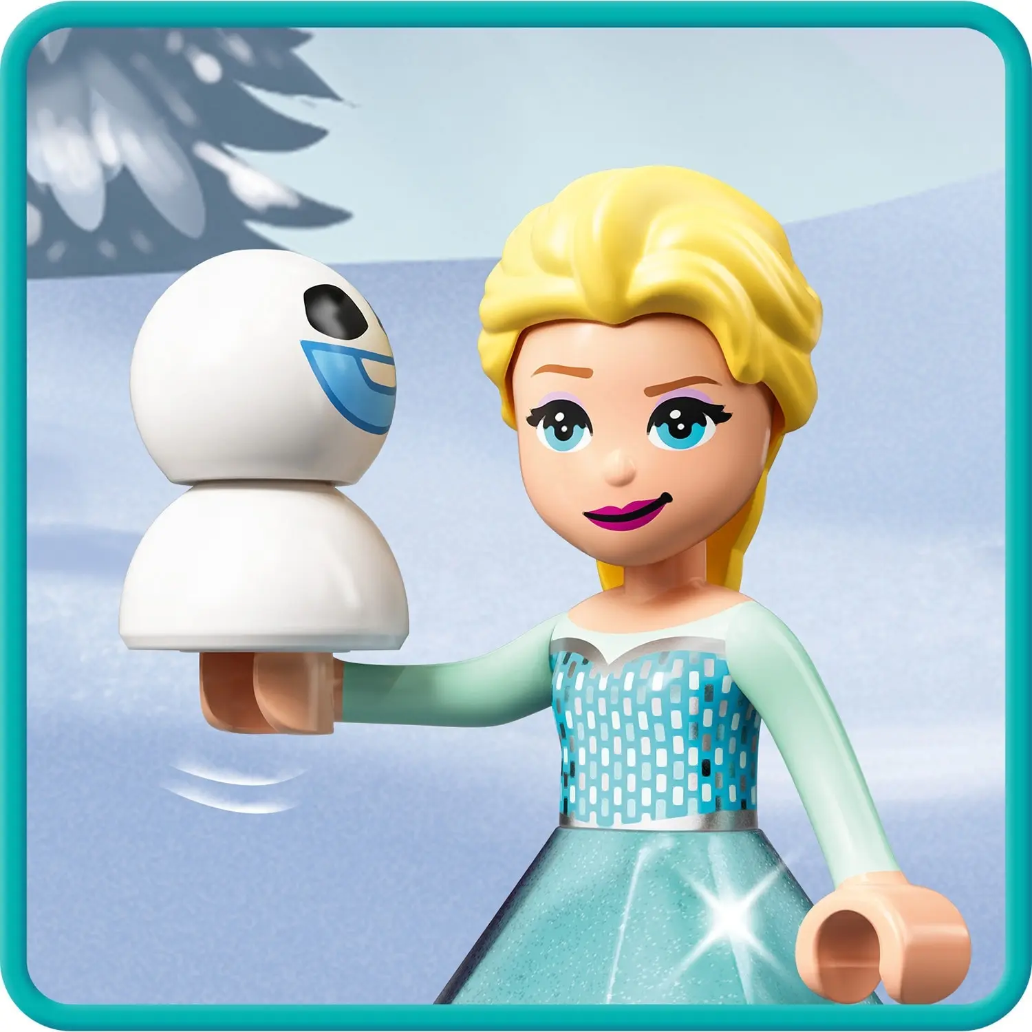 Конструктор Лего Дизайнер Дисней "Frozen" 43199 "Замок Ярд" с Эльзой - оригинальная модель игрушек-фигурок для детей, подходит для подарка на день рождения мальчикам и девочкам, идеально подходит для создания приключений.