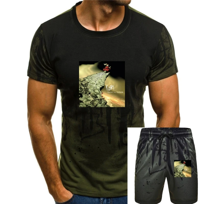 

Youths Slim Cotton Plus Size Korn Follow The Leader ( T Shirt Unisex Tg 2Xl ) Taglia Xxl