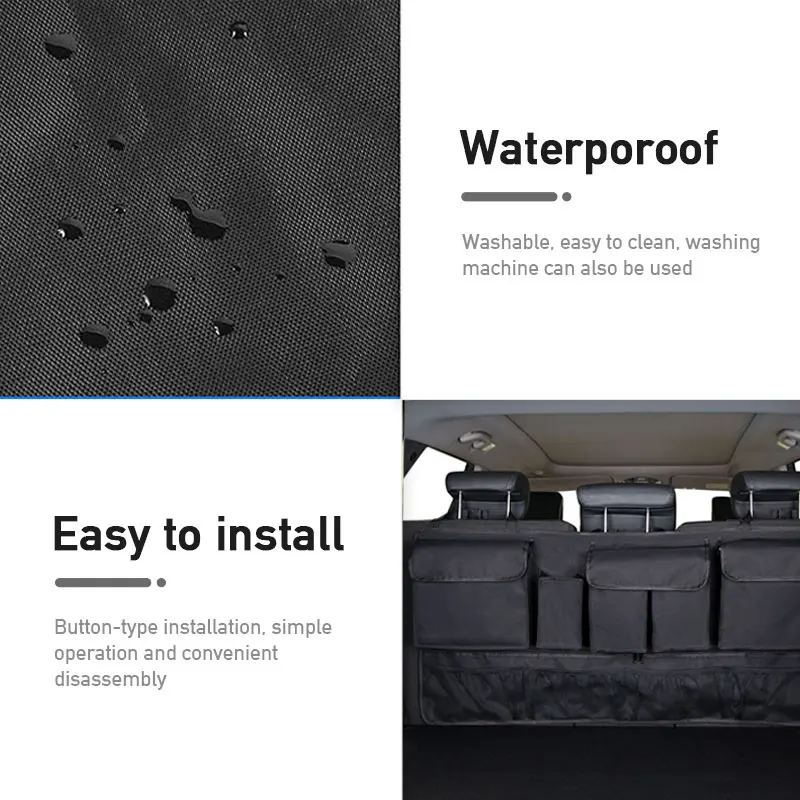 Многофункциональный органайзер для хранения в багажник автомобиля сумка на