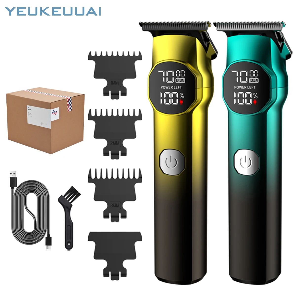 LM-661 2024 новинка Hairsalon домашняя мужская резная машинка для стрижки волос Resuxi