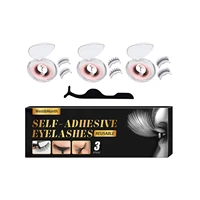 free shipping self adhesive false eyelashes thick natural faux cils makeup wholesale fake eyelash extension
