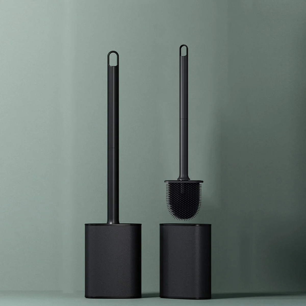 Экологичная резиновая щетка для унитаза Nerf чистки сантехнического устройства