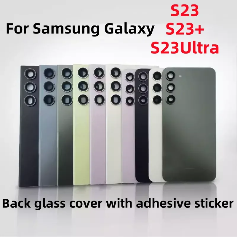 Замена стекла задней крышки для Samsung Galaxy S23 s23plus/s23ultra S9110 s9160 s9180 крышка батарейного
