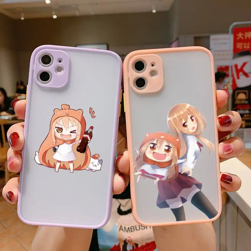 

Japan anime Himouto Umaru Chan Phone Case matte transparent For iphone 7 8 11 12 13 plus mini x xs xr pro max cover