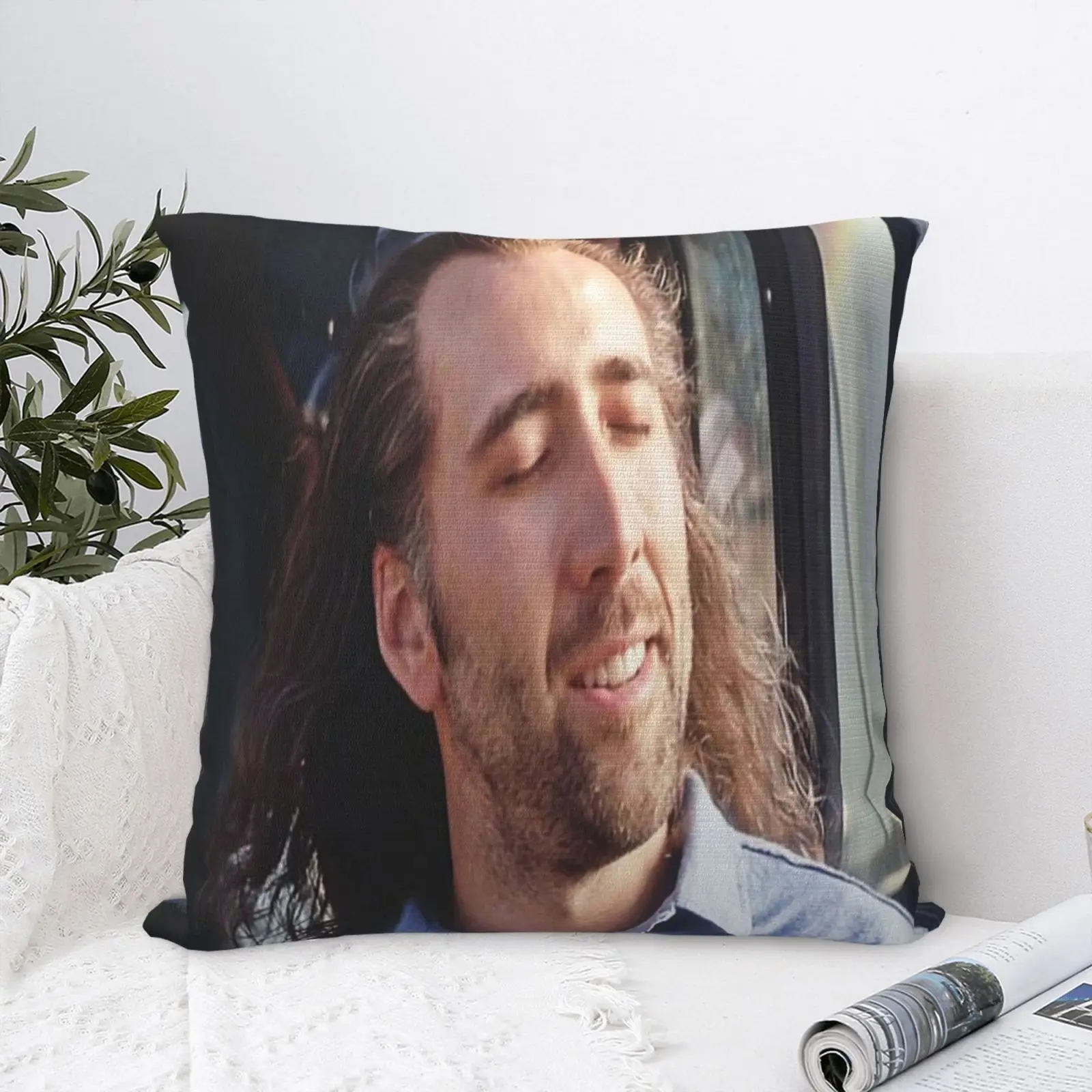 

Nicolas Cage 2 Pillow Case Ornamental Pillows For Living Room Cushion Of Sofa Cushions Cover Decorative Pillow For Bedroom Diy