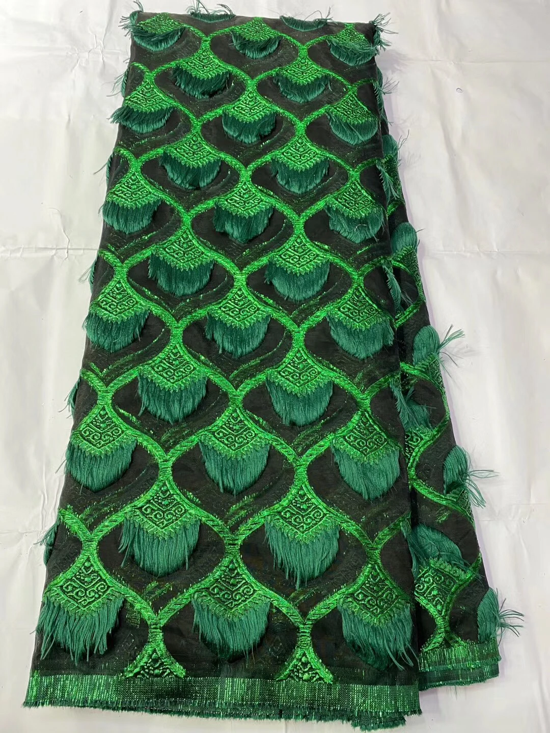 2020 Последний 3D-кружевная ткань африканского высокого качества Французская сетчатая кружевная ткань сетчатая нигерийская KYY20112A.