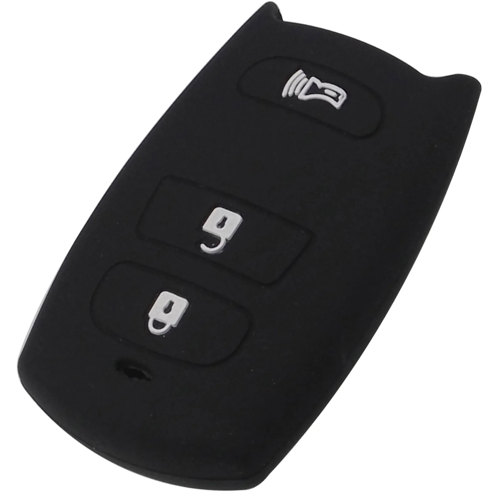 

jingyuqin 10PCS 3 Buttons Color Silicone Remote Car Key Case Cover For Hyundai Accent IX25 Tucson fit Kia Replacement Protection