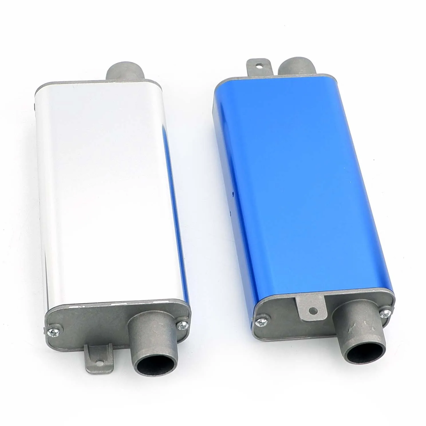Фото Глушитель 24 мм, глушитель, изогнутый воздушный дизельный парковочный нагреватель, выхлопная труба из алюминиевого сплава, маленький, средний, большой для автомобиля, грузовика, кемпера, фургона №3