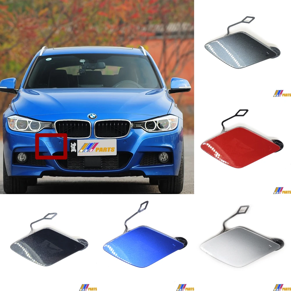 Фото Подходит для 13-18 лет, BMW3 F30/F31 M-SPORT AH3 320d 320i 325d 328i 330d 330dX 330e 330i 335dX 340i 340iX передний буксировочный крышка №1